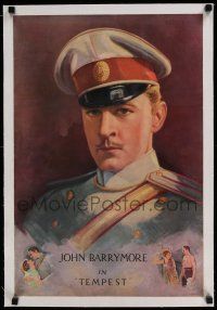 6p004 TEMPEST linen 16x24 special '28 incredible art of John Barrymore by Charles W. Pancoast!
