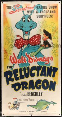 6r048 RELUCTANT DRAGON linen 3sh '41 a behind the scenes look at Walt Disney's animation studio!