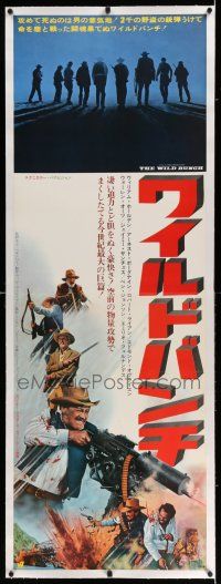 6r184 WILD BUNCH linen Japanese 2p '69 Sam Peckinpah cowboy classic, William Holden, different!