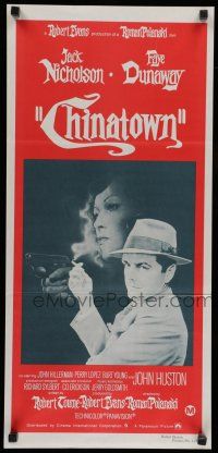 6s806 CHINATOWN Aust daybill R70s Amsel art of smoking Nicholson & Faye Dunaway, Roman Polanski!