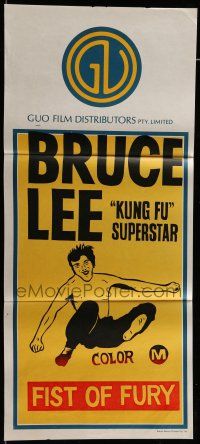 6s833 CHINESE CONNECTION Aust daybill R1970s Jing Wu Men, kung fu master Bruce Lee
