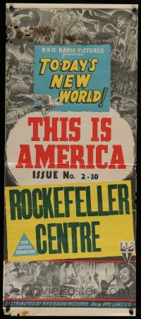 6s972 THIS IS AMERICA Issue No. 2-10 Aust daybill '43 cool military images!
