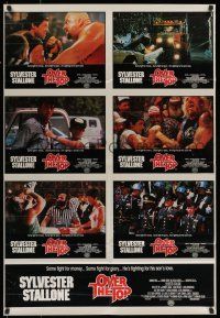 6s714 OVER THE TOP Aust LC poster '87 trucker Sylvester Stallone arm wrestling!