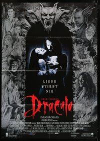 6s425 BRAM STOKER'S DRACULA German 33x47 '92 Coppola, Gary Oldman, cool vampire image!