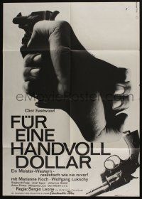 6s552 FISTFUL OF DOLLARS German '65 introducing the man with no name, Clint Eastwood!