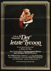 6s591 LAST TYCOON black style German '76 Robert De Niro, Jeanne Moreau, directed by Elia Kazan!