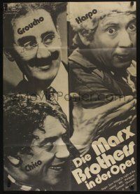 6s628 NIGHT AT THE OPERA German R70s Groucho Marx, Chico Marx, Harpo Marx, Kitty Carlisle