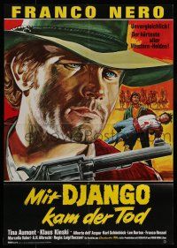 6s640 PRIDE & VENGEANCE German '68 spaghetti western art of Franco Nero as Django!