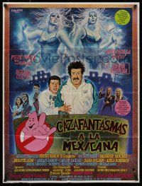 6s145 MATENME PORQUE ME MUERO Mexican poster '91 Kill Me Because I Am Dying, Ghostbusters parody!