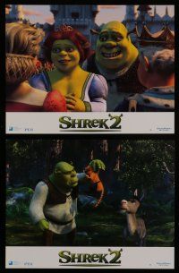 6s342 SHREK 2 12 French LCs '04 computer animated fairy tale characters!