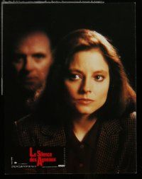 6s402 SILENCE OF THE LAMBS 6 French LCs '91 Jodie Foster, Anthony Hopkins, Scott Glenn!