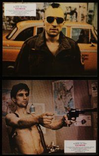 6s388 TAXI DRIVER 8 French LCs R80s Robert De Niro as Travis Bickle, Jodie Foster, Harvey Keitel!