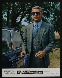 6s362 THOMAS CROWN AFFAIR 9 set A French LCs '68 cool images of Steve McQueen, Faye Dunaway!