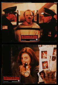6s473 SILENCE OF THE LAMBS 8 video German LCs '91 Jodie Foster, Anthony Hopkins, Ted Levine, Glenn!