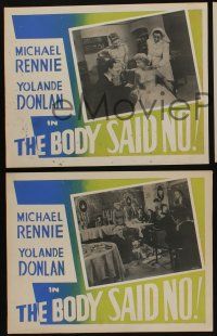 6s018 BODY SAID NO 3 Canadian LCs '50 Michael Rennie, Yolande Donlan, different!