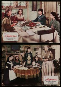 6s060 LITTLE WOMEN 12 Spanish LCs R81 June Allyson, Elizabeth Taylor, Peter Lawford, Janet Leigh