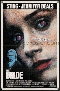 6t058 BRIDE 1sh '85 Sting, Jennifer Beals, a madman and the woman he created!