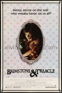 6t060 BRIMSTONE & TREACLE 1sh '82 Richard Loncraine directed thriller, photo of Sting in mirror!