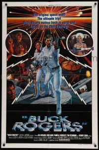 6t063 BUCK ROGERS style B 1sh '79 classic sci-fi comic strip, Gadino art of Erin Gray & Gil Gerard