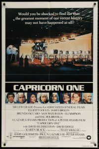 6t072 CAPRICORN ONE 1sh '78 Elliott Gould, O.J. Simpson, the $30 billion dollar hoax!