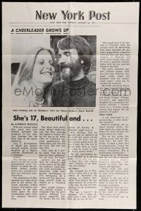 6t124 DEFIANCE OF GOOD 1sh '74 Jean Jennings, a cheerleader grows up, New York Post review!
