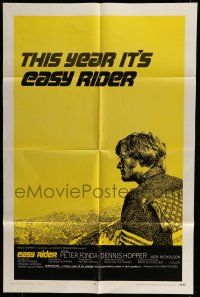 6t181 EASY RIDER style C 1sh '69 Peter Fonda, Nicholson, biker classic directed by Dennis Hopper!