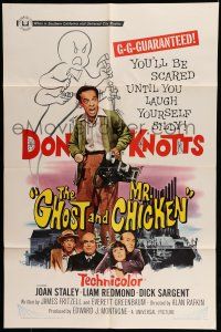 6t269 GHOST & MR. CHICKEN 1sh '66 Don Knotts, you'll be scared til you laugh yourself silly!