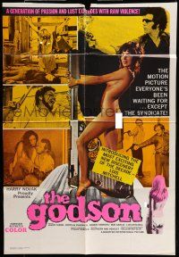 6t293 GODSON 1sh '72 a generation of passion & lust explodes with raw violence!
