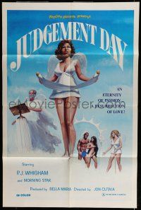 6t411 JUDGEMENT DAY 1sh '76 an eternity of passion, a resurrection of love, cool art!
