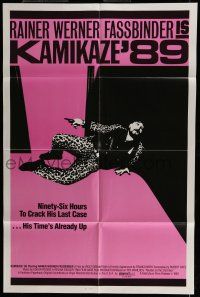 6t417 KAMIKAZE '89 1sh '83 Rainer Werner Fassbinder w/gun, his time's already up!