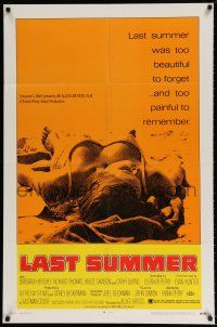 6t431 LAST SUMMER 1sh '69 super sexy Barbara Hershey is too beautiful to forget!