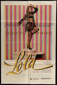 6t444 LOLA 1sh '82 directed by Rainer Werner Fassbinder, sexy Barbara Sukowa in lingerie!