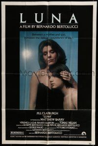 6t470 LUNA 1sh '79 Jill Clayburgh loves her son the wrong way, directed by Bernardo Bertolucci!