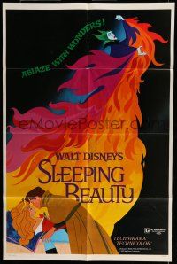 6t721 SLEEPING BEAUTY style A 1sh R79 Walt Disney cartoon fairy tale fantasy classic!
