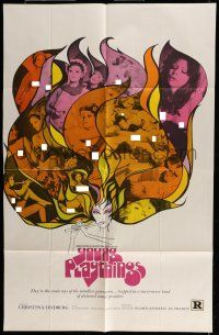 6t990 YOUNG PLAYTHINGS 1sh '72 Joseph Sarno directed, sexy Christina Lindberg, many topless women!