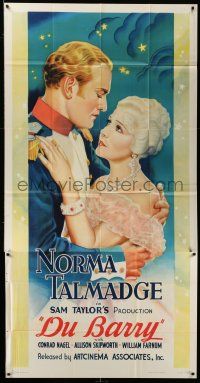 6w491 DU BARRY 3sh R37 Norma Talmadge becomes the mistress to King William Farnum, romantic art!