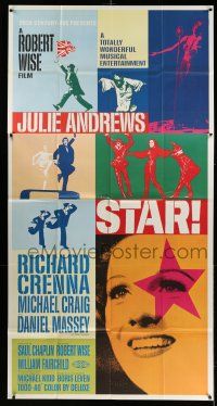 6w651 STAR 3sh '68 Julie Andrews, Richard Crenna, musical directed by Robert Wise!