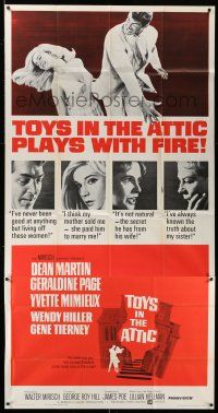 6w680 TOYS IN THE ATTIC 3sh '63 Yvette Mimieux, Dean Martin, Geraldine Page, it plays with fire!
