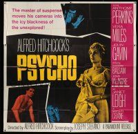 6w200 PSYCHO 6sh '60 sexy half-dressed Janet Leigh, Anthony Perkins, Alfred Hitchcock
