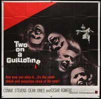 6w224 TWO ON A GUILLOTINE 6sh '65 7 days in a house of terror, or the unkindest cut of all!