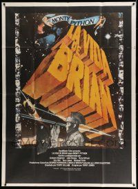 6w237 LIFE OF BRIAN Argentinean 42x57 '79 Monty Python religious comedy, he's not the Messiah!