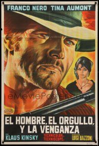 6w358 PRIDE & VENGEANCE Argentinean '68 L'Uomo, L'Orgoglio, La Vendetta, Franco Nero as Django!