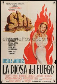 6w370 SHE Argentinean '65 Hammer fantasy, full-length sexy Ursula Andress, who must be possessed!