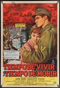 6w387 TIME TO LOVE & A TIME TO DIE Argentinean '58 great love story of WWII by Erich Maria Remarque!
