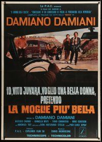 6w888 MOST BEAUTIFUL WIFE Italian 1p '70 Damiano Damiani's La Moglie piu bella, Mafia crime!