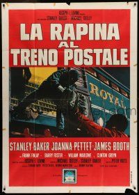 6w926 ROBBERY Italian 1p '68 Stanley Baker, Peter Yates, completely different art!