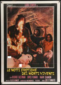 6w939 SEXY NIGHTS OF THE LIVING DEAD Italian 1p '80 Le notti erotiche dei morti viventi, wild!