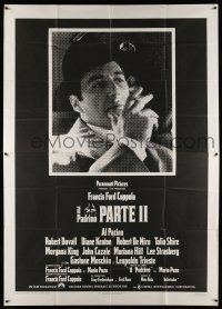 6w064 GODFATHER PART II Italian 2p '75 Al Pacino in Francis Ford Coppola classic crime sequel!