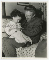 6x010 ALL THIS & HEAVEN TOO candid 8.25x10 still '40 director Litvak w/4 year-old actor by Bert Six!