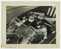 6x051 BATMAN 8x10 still '66 overhead image of Adam West & Burt Ward in costume in the Batmobile!
